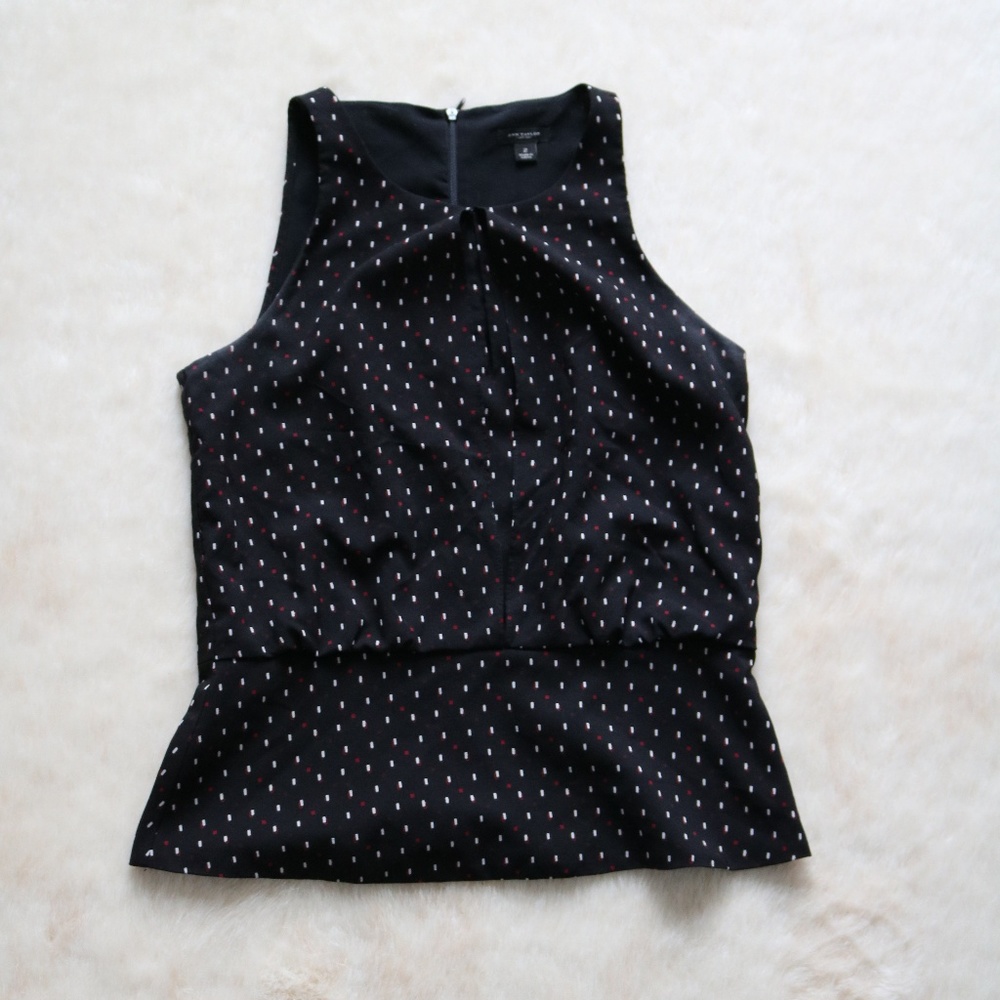 Ann Taylor Peplum Tank Top